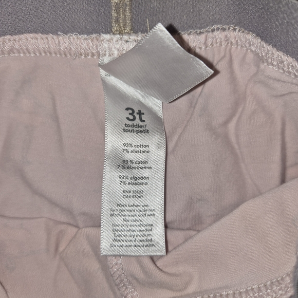 Carter's Light Pink Leggings Ballerina And Heart Print 3T - Picture 4 of 5